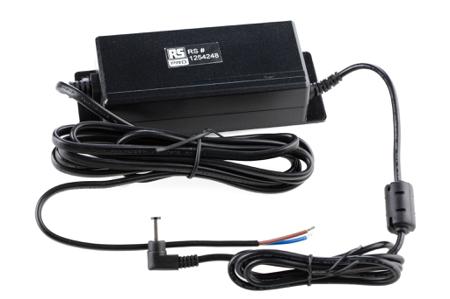 125-4248 RS Pro 24V dc Power Supply for CCTV Power Supply, 0 → 2.5A, Fixed Bare end Connector