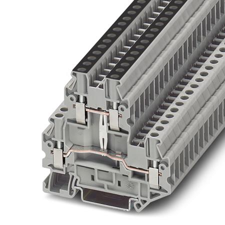 3044652 Phoenix Contact  UTTB 2.5-PV Series Grey, Double-Level, Screw Termination