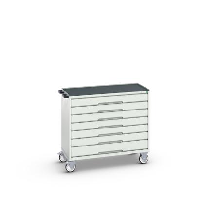 16927058.16 Bott, 7 Drawer Sheet Steel Floor Standing Cabinet, 1050 x 550 x 965mm