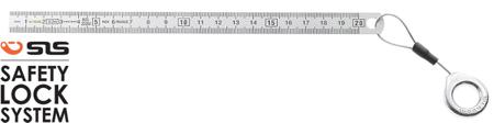 803.200MSLS Facom 200mm Stainless Steel Metric Ruler, With UKAS Calibration