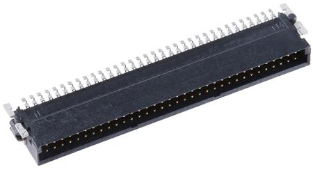 154766---154766-E ERNI, SMC, 68 Way, 2 Row, Right Angle PCB Header