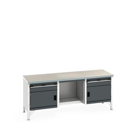41002069-19V Bott 41002069.19V Sheet Steel Workbench, 840mm x 750mm x 2000mm