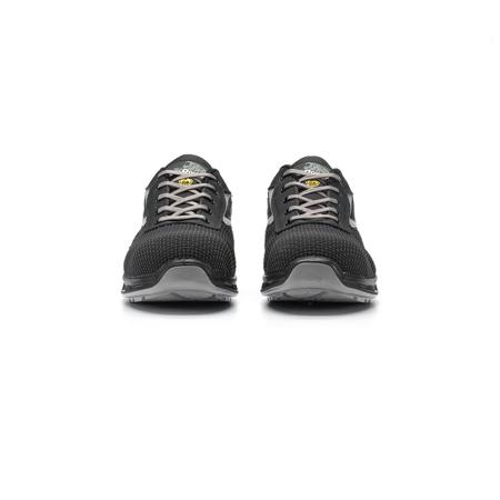 RL20376-04 UPower RL20376 Unisex Black, Grey  Toe Capped Safety Trainers, UK 4, EU 37
