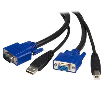 SVUSB2N1_6 StarTech.com Male USB A; VGA to Female; Male USB B; VGA KVM Cable
