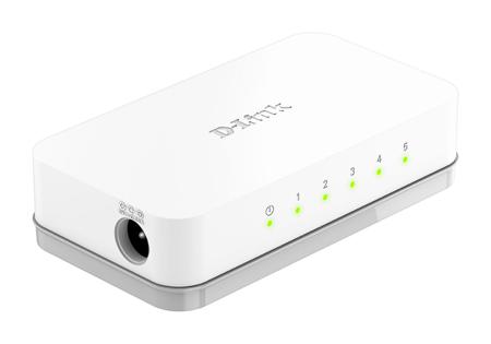 GO-SW-5E-E D-Link GO-SW-5E/E, Unmanaged 5 Port Network Switch EU