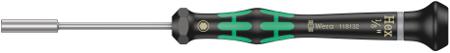 05118132001 Wera Hexagon Nut Driver, 1/8 in Tip, 60 mm Blade, 157 mm Overall