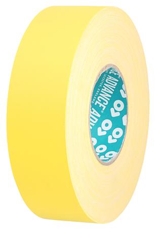AT160 Advance Tapes  Cloth Tape, 50m x 12mm, Yellow, Matt Finish