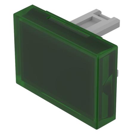 31-905.5 Indicator Lens Rectangle Style, Green, 21.5 Long