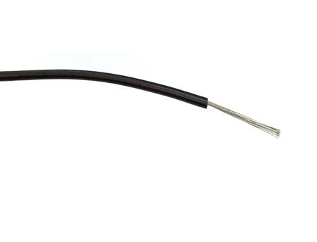 267-5800 Black 0.75 mm² Hook Up Wire, 24/0.2 mm, 500m, PVC Insulation