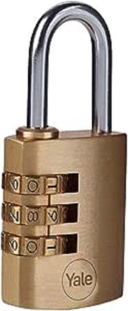 Y150B-30-125-1 8888 Combination Brass Combination Padlock, 5mm Shackle, 32mm Body