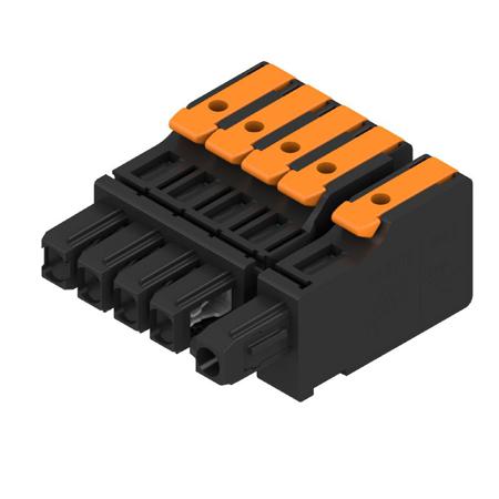 8000078347 Weidmüller, 7.5mm Pitch, OMNIMATE 4.0, 5 Way, , Pluggable Terminal Block, Hybrid Header, PCB Mount, Snap In