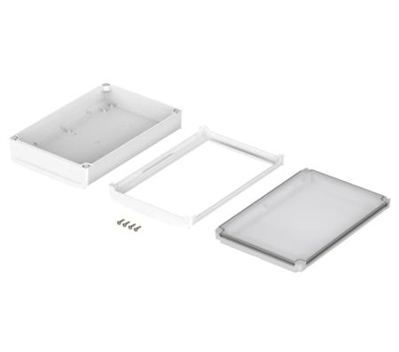 48338631-HMT1 Bopla BoVersa Series White Polycarbonate Desktop Enclosure, 287.1 x 185 x 73mm