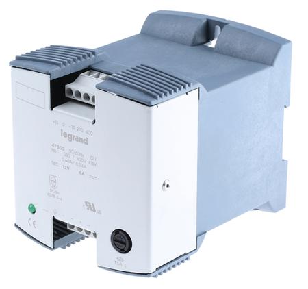 0-470-03 60W Linear DIN Rail Panel Mount Power Supply, 12V dc/ 5A