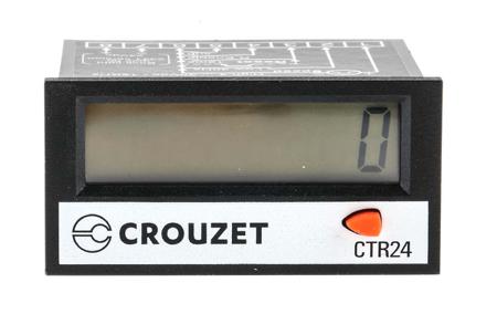 87622061 Crouzet CTR24 Counter, 8 Digit LCD, 30 V dc, 260 V ac