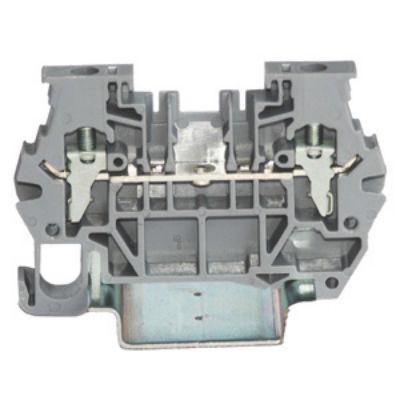 262-4376 RS PRO Grey Feed Through Terminal Block, 4mm², 1-Level, Clamp Termination