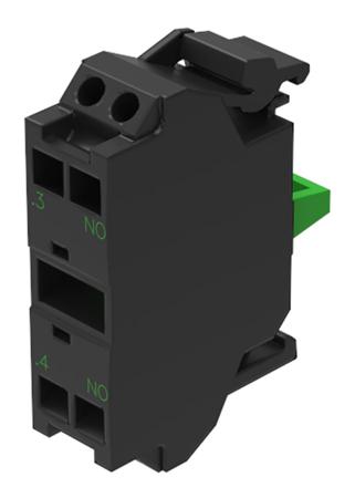 45-311.1Z40 EAO Series 45 Series Contact Block, 5 → 500V, 1NO