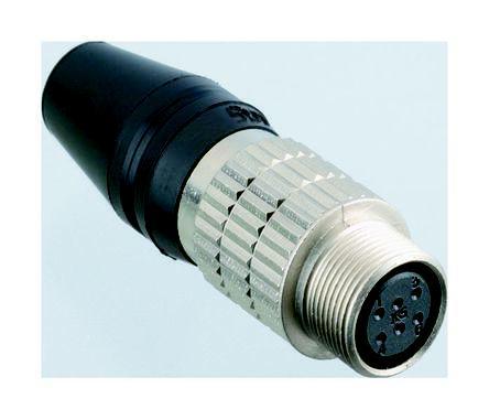 HR25-7TJ-8S-72- Hirose HR25 Series Cable Mount Connector, 8 Pole Socket