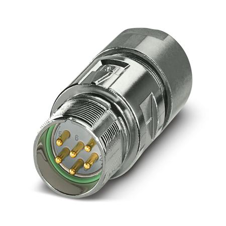 1467187 Phoenix Contact Connector, 6 Contacts, Thread Mount, M23 Connector, Plug, Male, IP67, M23 PRO Series