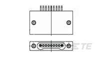 1589462-9 TE Connectivity  9 Way Board Mount D-sub Connector