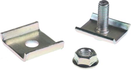 912-4710 RS PRO Multipurpose Coupler Electrogalvanised steel Cable Tray Accessory, 22 mm Width, 15mm Depth