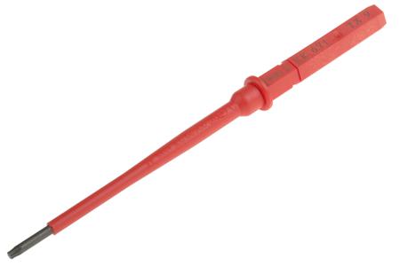 003430 Wera Torx Insulated Screwdriver Blade, T9 Tip, 154 mm Blade, VDE/1000V