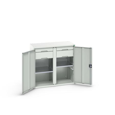 16926556.16 Bott 2 Door, 4 Drawer Sheet Steel Cupboard, 1050 x 550 x 1000mm