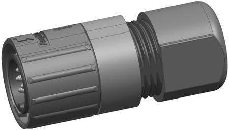 C091-31H004-102-5-U Amphenol Industrial Cable Mount Circular Connector, 4 Contacts, M16 Connector