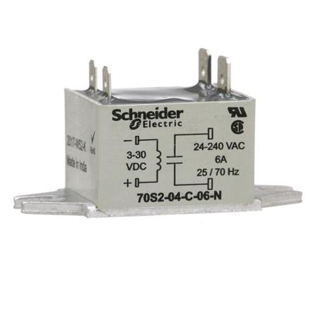 70S2-04-C-06-N Schneider Electric 6 A SPNO Solid State Relay, Zero Crossing, Panel Mount Triac, 280 V ac Maximum Load
