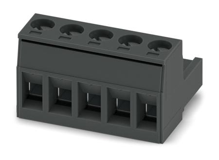 1758814 Phoenix Contact, 5.08mm Pitch, MSTB 2.5/ 5-ST-5.08 BK, 5 Way, Pluggable Terminal Block, Plug, Plug-In, Screw