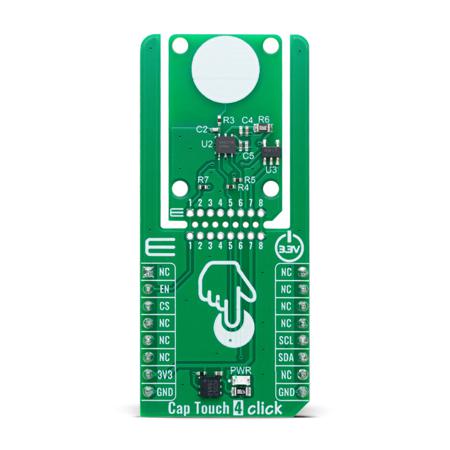 MIKROE-6399 MikroElektronika Single Channel Capacitive Controller From Azoteq Capacitive Touch Controller Board for IQS211B for And