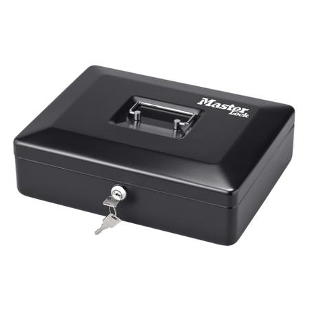 CB-12ML Black Cash Box, 9.3 cm x 30cm x 23.5 cm