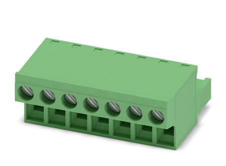 1777332 Phoenix Contact, 5.08mm Pitch, FRONT-MSTB 2.5/ 7-ST-5.08, 7 Way, , Pluggable Terminal Block, Plug, Cable Mount, Screw