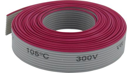 RND-475-00719 Flat Ribbon Cable,1.27mm,10x0.08mm²,Unsh