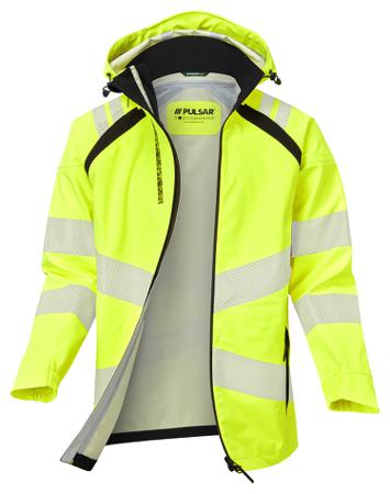 LFE959-16 PULSAR LFE959 Yellow Women Hi Vis Jacket, 16