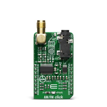 MIKROE-3800 MikroElektronika AM/FM Click Mikroe-3800 WiFi Development Kit