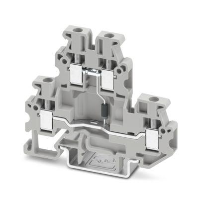 1066346 Phoenix Contact  MUTTB Series Grey, 2.5mm², 2-Level, Screw Termination