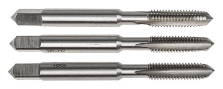 215-530 RS Pro 3 Piece M6 HSS Hand Tap Set Taper Tap; Plug Tap and Bottom Tap
