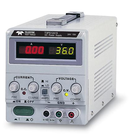 T3PS12415 Teledyne LeCroy T3PS Series Digital Bench Power Supply, 0 → 24V, 0 → 15A, 1-Output, 360W