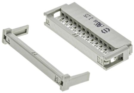 09185267813 HARTING 26-Way IDC Connector Socket for Cable Mount, 2-Row