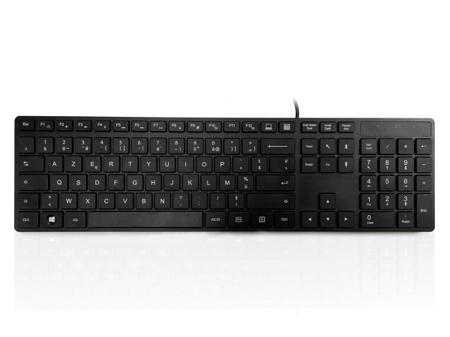 KYBAC301-UBLK-FR Ceratech  Wired USB Multimedia Keyboard, QWERTY (French), Black