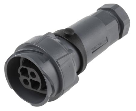PXP7011/02S/ST/1113 Bulgin Circular Connector, 2 Contacts, Cable, Standard Connector, Socket, Female, IP66, IP68, IP69K, Buccaneer 7000