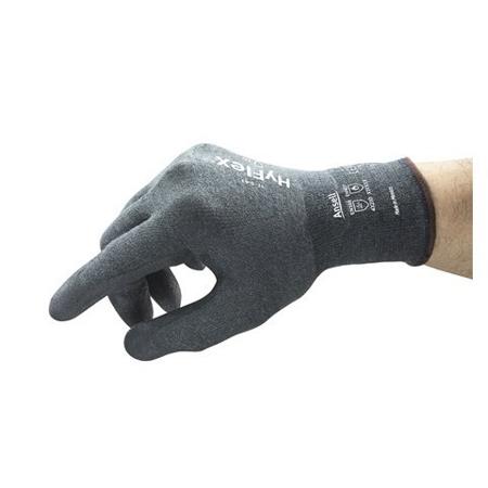 11541100 Ansell HyFlex 11-541 Grey Heat Resistant Work Gloves, Size 10, Large, Nitrile Coating