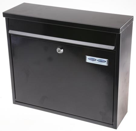 T02804 Black Mailbox, 310 mm x 360mm x 110 mm