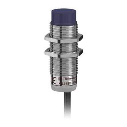 XS218BLPAL5 Telemecanique Sensors Inductive Threaded Barrel Proximity Sensor, M18, 8 mm Detection, PNP NO, 12 → 24 V dc