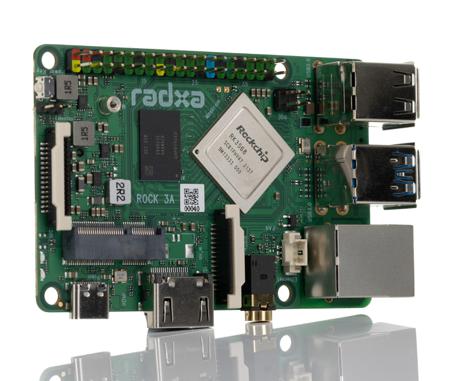 RS117-D2P1 Okdo ROCK 3 Model A 2GB Single Board Computer