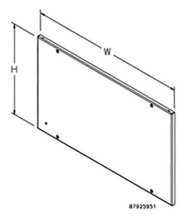PCS48CWS Cover,Upper front,Fit 1400x800mm,Proline