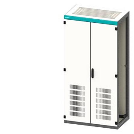 8MF1025-3VR4 Siemens 8MF1 Series Steel Double-Door-Door Floor Standing Enclosure, Ventilated Door Door, IP20, 2000 x 1200 x 500mm