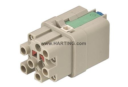 09120123104 HARTING Heavy Duty Power Connector Insert, 10A, Female, Han Q Series, 12 Contacts