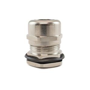 MPG29 NC080 Alpha Wire FIT Wire Management Series Metallic Metal Cable Gland, PG29 Thread, 18mm min., 25mm max., IP66, IP68