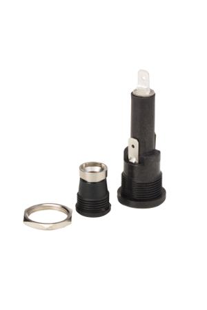 FX0416/S Bulgin 13A Panel Mount Fuse Holder for 6.3 x 25mm Fuse, 1P, 250V ac